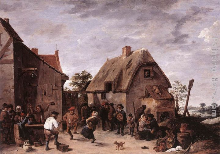Flemish Kermess painting - David the Younger Teniers Flemish Kermess art painting